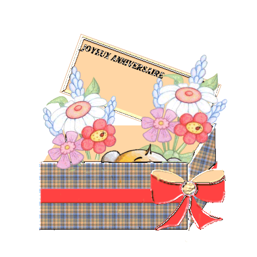 Gif animé joyeux anniversaire nounours